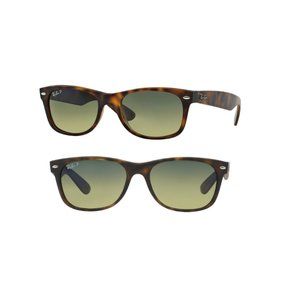 Ray-Ban Wayfarer 55 mm polarized sunglasses - tortoise